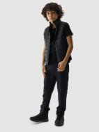 Брюки 4F TROUSERS FNK M495 / SPODNIE FNK M495 4FJWSS24TFTRM495-21S р. 128 черный