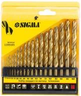 Набор сверл по металлу Sigma HSS-TIN титановых 1.0-10.0 мм 19 шт. 1193101