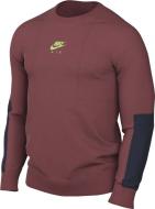 Світшот Nike M NSW NIKE AIR BB FLC CREW DD6403-661 р. 2XL бордовий