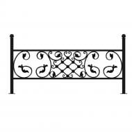 Кованое ограждение Артдеко КО-77 1580х820 мм (комплект элементов)