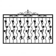 Кованое ограждение Артдеко КО-78 2000х1375 мм (комплект элементов)