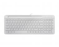 Клавиатура Maxxter (KB-01W-UA) USB, ножичный механизм white