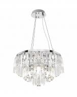 Люстра подвесная LIGHT SET PIONA PL400 7xE14 прозрачный/хром Люстра подвесная LIGHT SET PIONA PL400 7xE14 прозрачный/хром