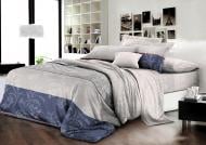 Комплект постельного белья Media 2.0 евро серый с рисунком