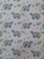 Пеленки Моя планета фланель облегченная К193-3 90x120 см белый с рисунком