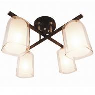 Світильник стельовий Victoria Lighting 4x60 Вт E27 хром/венге Artur/PL4 wenge