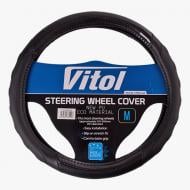 Чехол на руль Vitol VLCU-1409009 M черный