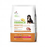 Корм для середніх порід/для великих порід Trainer Natural Natural Sensitive Puppy&Junior Medium&Maxi качка без глютену