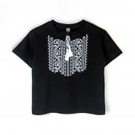 Футболка унісекс Dexter`s Embroidered Roots р.140 чорний із білим 153041