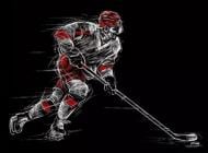 Набір для творчості зі стразами на підрамнику Легенда хокею 30x40 см (У) GoToArt