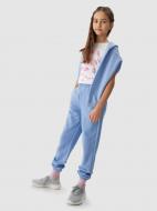 Штани 4F TROUSERS CAS F600 / SPODNIE F600 4FJWSS24TTROF600-32S р. 152 блакитний