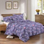 Комплект постельного белья сатин Sardinia 1,5 фиолетовый SoundSleep