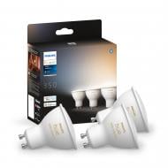 Лампа светодиодная Philips hue GU10 5W (50 Вт) 2200K-6500K Tunable white ZigBee Bluetooth 3 шт.