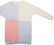 Платье Flis clothes Трехцветное р.L серый