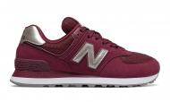 Кроссовки женские New Balance WL574WNL р.36,5 бордовые