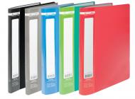 Папка с файлами пластиковая с 30 файлами JOBMAX А4 ассортимент Buromax BM.3611-99