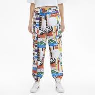 Брюки Puma PI AOP Woven Track Pants 53024302 р. XS разноцветный