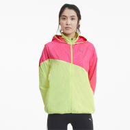 Вітрівка жіноча весняна Puma Run Graphic Hooded Jacket 51934703 р.XS жовта