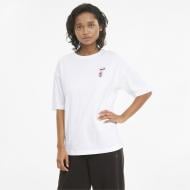 Футболка Puma Downtown Graphic Tee 53024402 р.M белый