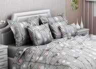 Комплект постельного белья бязь Happy Friends подростковый серый с рисунком SoundSleep