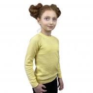 Джемпер детский для девочки ART KNIT Весна р.128 желтый