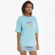 Футболка Puma Downtown Graphic Tee 53024449 р.S голубой