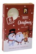 Свеча ароматическая Pako-If чайная А6 Рождественская набор 6 шт.
