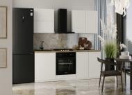 Кухня модульна ROKO Руна пряма МДФ 2м лавина мат/білий Кухня модульна ROKO Руна пряма МДФ 2м лавина мат/білий