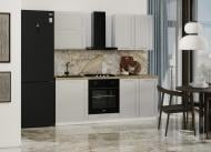 Кухня модульна ROKO Руна пряма МДФ 2м лайт грей сімпл/білий Кухня модульна ROKO Руна пряма МДФ 2м лайт грей сімпл/білий