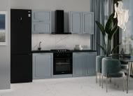 Кухня модульна ROKO Марсель пряма МДФ 2м північний блакитний/білий Кухня модульна ROKO Марсель пряма МДФ 2м північний блакитний/білий