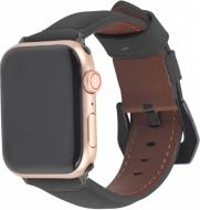 Ремінець Promate для Apple Watch 42-44 мм black stitch-42ml.black