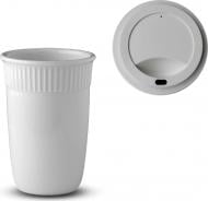 Чашка с крышкой Optimo 300 мл белая с двойной стенкой OF9530 G.Benedikt