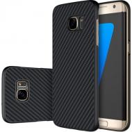 Накладка на корпус NILLKIN Synthetic Fiber + Iron для Samsung S7 Edge black (6308621)