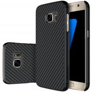Накладка на корпус NILLKIN Synthetic Fiber + Iron для Samsung S7 Flat black (6308620)