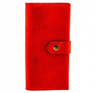 Кошелек Crazy Horse кожаный красный ХР174RedW