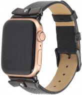 Ремінець Promate Scepter-38ML з еко-шкіри для Apple Watch 38-40 мм black scepter-38ml.black