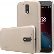 Накладка на корпус NILLKIN Super Frosted Shield для Motorola Moto G4 Plus gold (6296913)