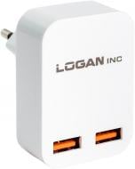 Мережевий зарядний пристрій Logan CH-2 White