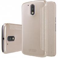 Чехол-книжка NILLKIN Spark series для Motorola Moto G4 Plus gold (6296916)