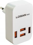 Мережевий зарядний пристрій Logan CH-4 White
