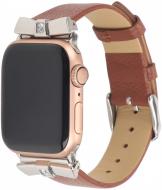 Ремінець Promate Scepter-38ML з еко-шкіри для Apple Watch 38-40 мм brown scepter-38ml.brown