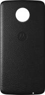 Накладка на корпус Motorola Style Shell для Motorola Moto Z Play (ASMCAPBKLREU) Black Leather