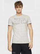 Футболка 4F D4L20-TSM228-27M р.XL серый