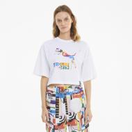 Футболка Puma PI Graphic Tee 59970262 р.M белый