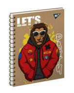 Тетрадь для записей YES Cool animals. Lion В6/120