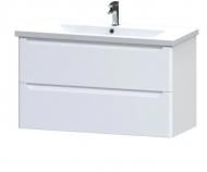 Тумба підвісна Aquarius Pola 100 з умивальником Plaza 100