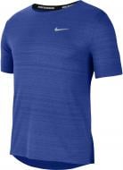 Футболка Nike M NK DF MILER TOP SS CU5992-480 р.L синий Футболка Nike M NK DF MILER TOP SS CU5992-480 р.L синий