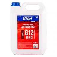 Антифриз Vitol G12 G12 от -40 до +110 готовый 5 л красный (VTA-126)