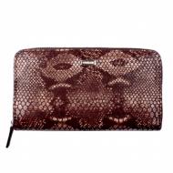 Кошелек Rich кожаный коричневый питон ХР491610W