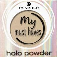 Тени для век Essence My Must Haves Holo Powder №01 Honestly Me 2 г